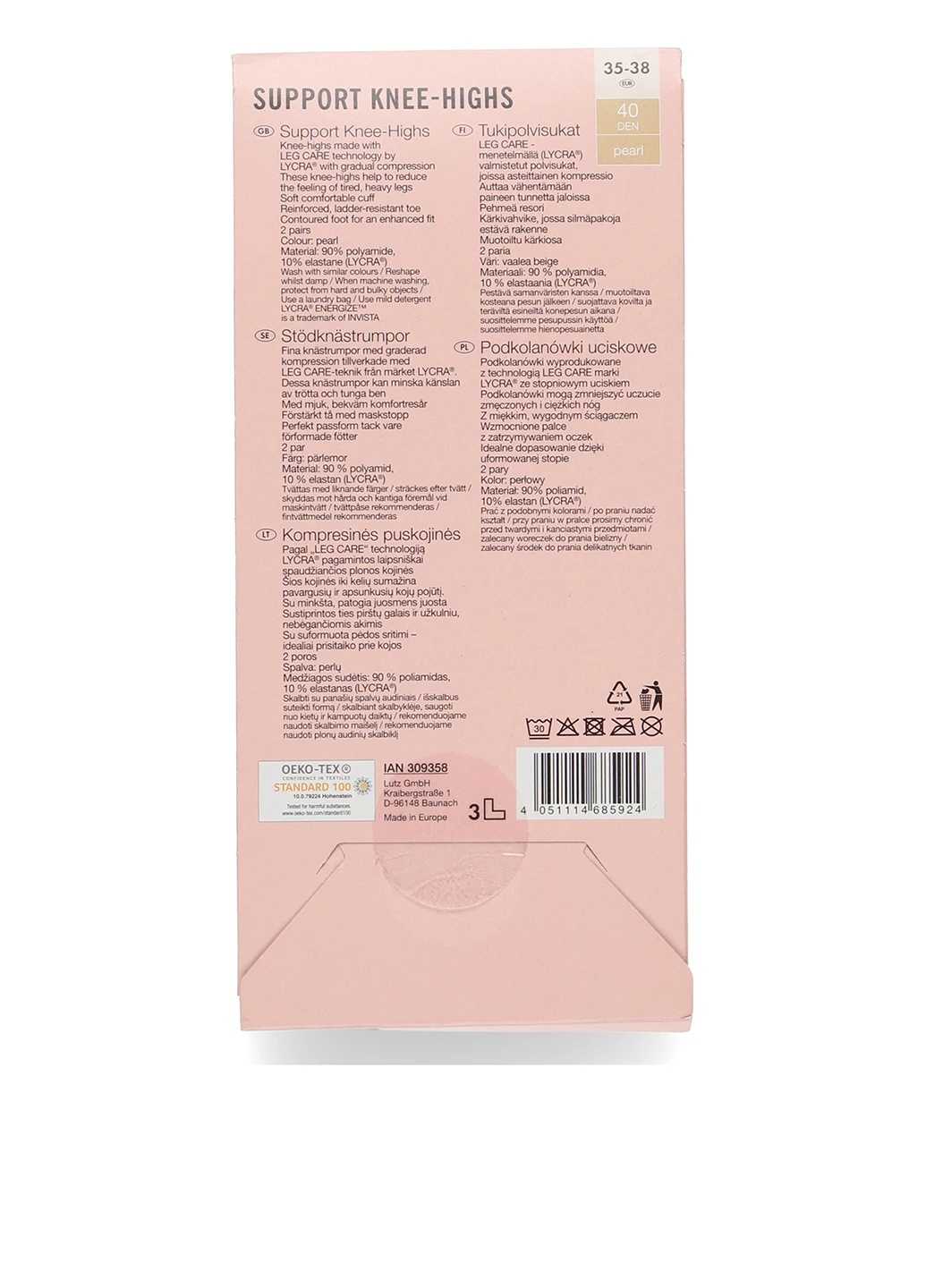 Гольфи 40 Den (2 пари) Esmara (279199509)