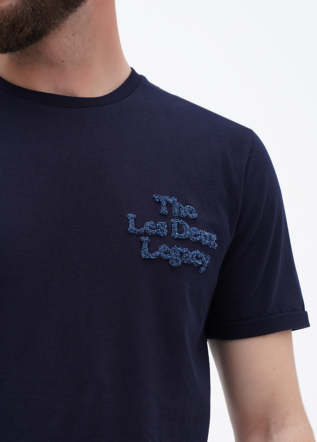 Темно-синяя футболка Les Deux