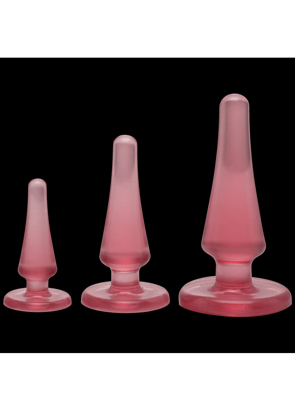 Набір анальних пробок Crystal Jellies - Pink Doc Johnson (252146250)
