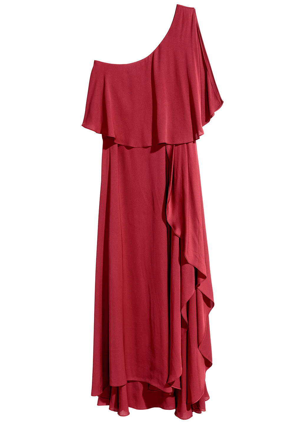 Темно-червона кежуал плаття H&M однотонна