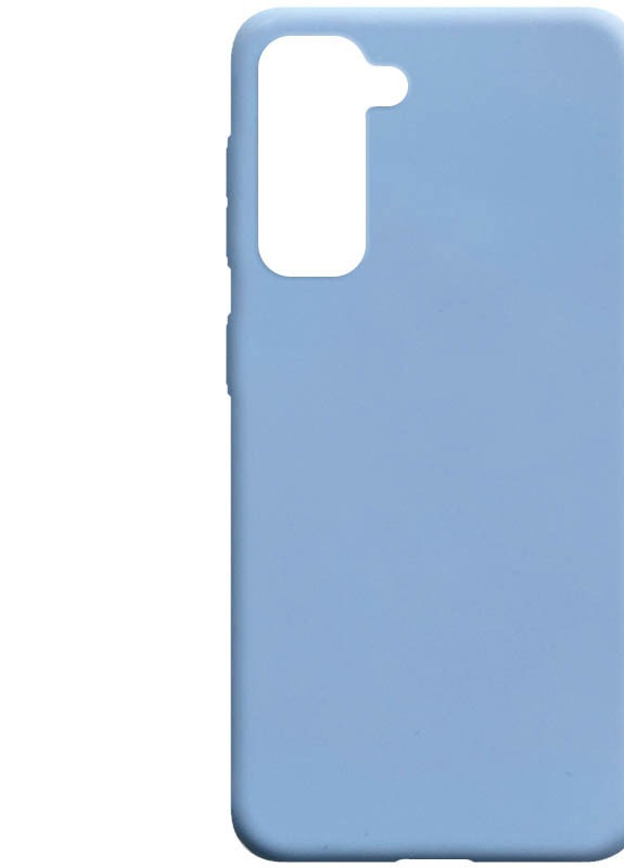 Силиконовый чехол Candy для Samsung Galaxy S21+ Голубой / Lilac Blue (is_00000041908_6) Epik (238480682)