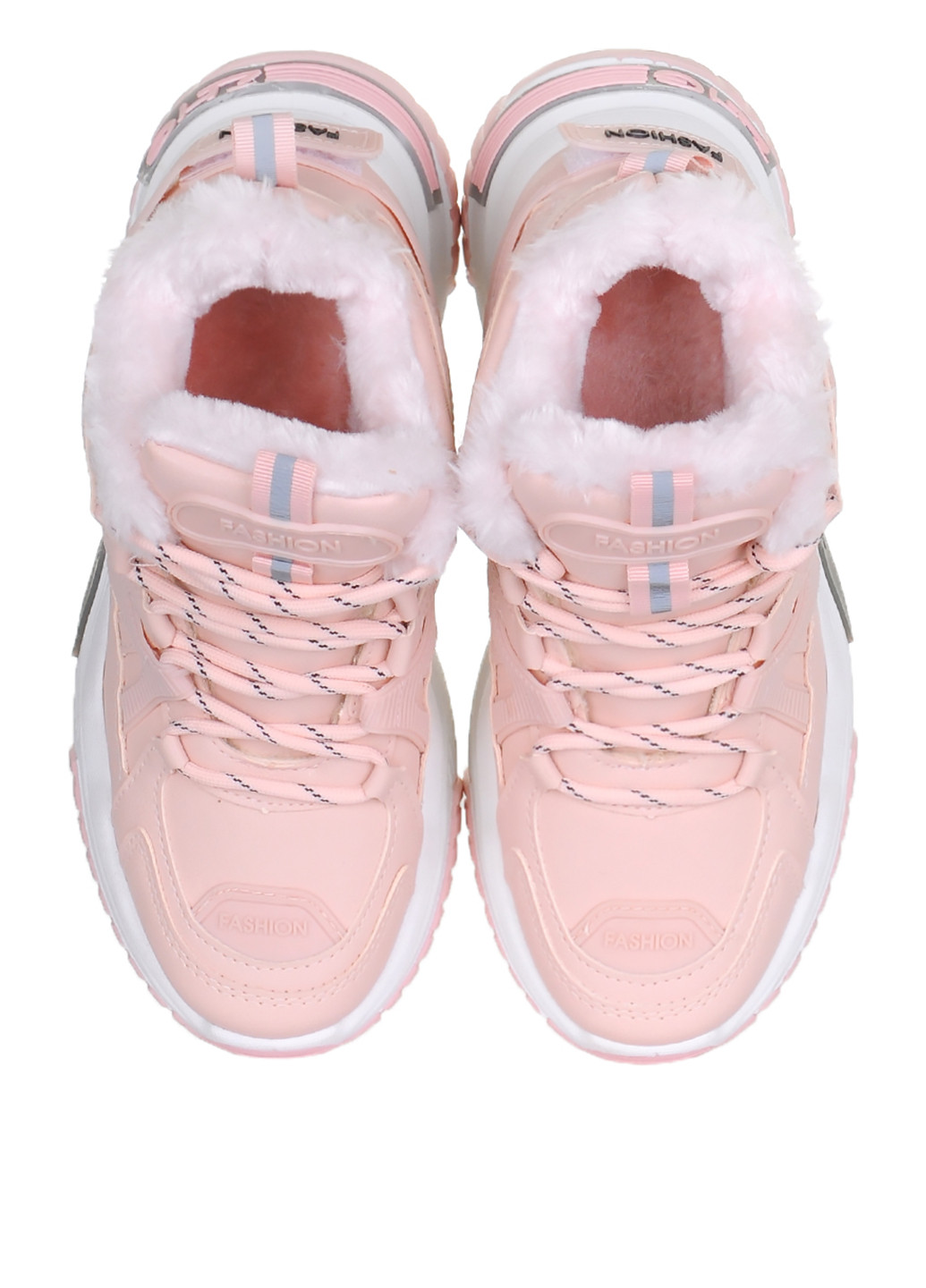 Розовые зимние кроссовки Dafuyuan