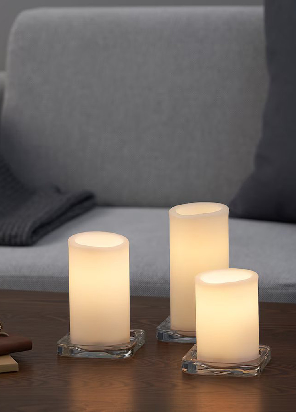 Свічка світлодіодна (3 шт.) IKEA (265795968)
