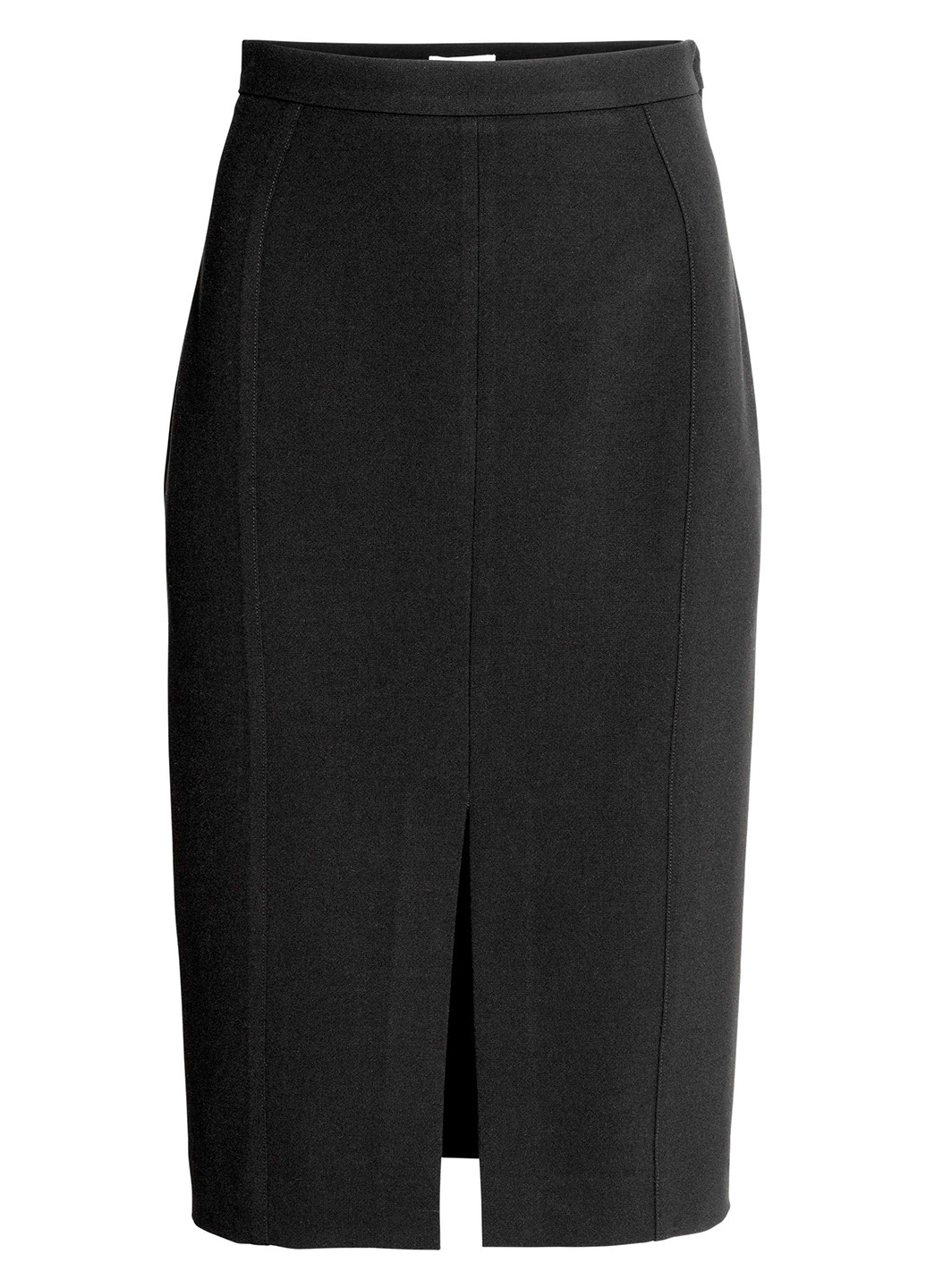 Черная офисная юбка H&M миди