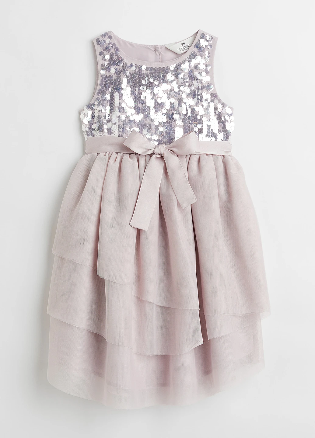 Светло-лиловое платье H&M (361008537)