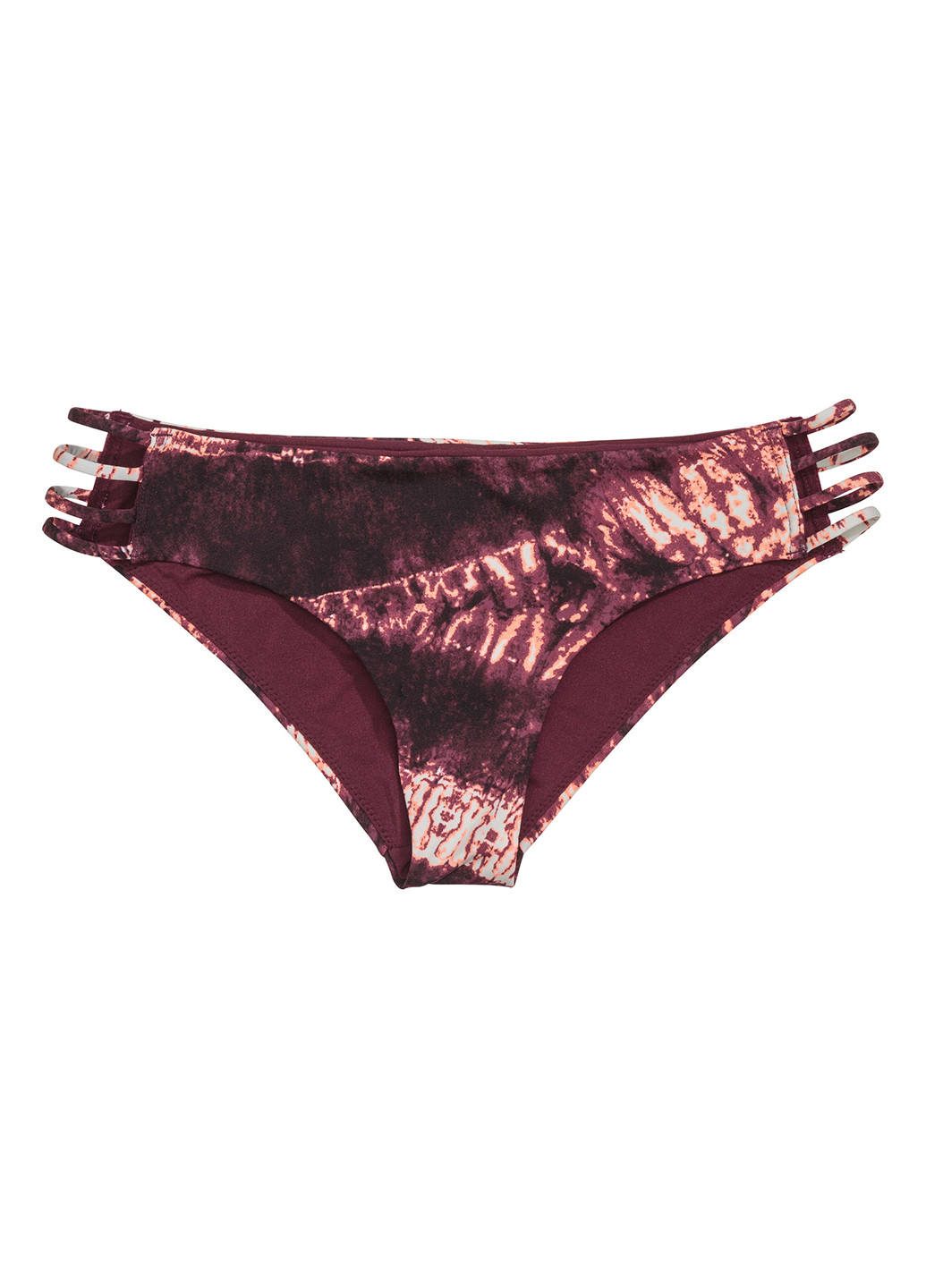 Бордовые купальные трусики H&M