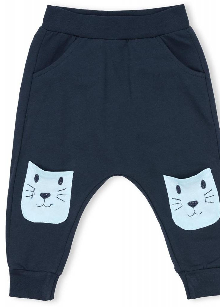 Синій літній костюм десткий з кишеньками (10234-86g-blue) Breeze