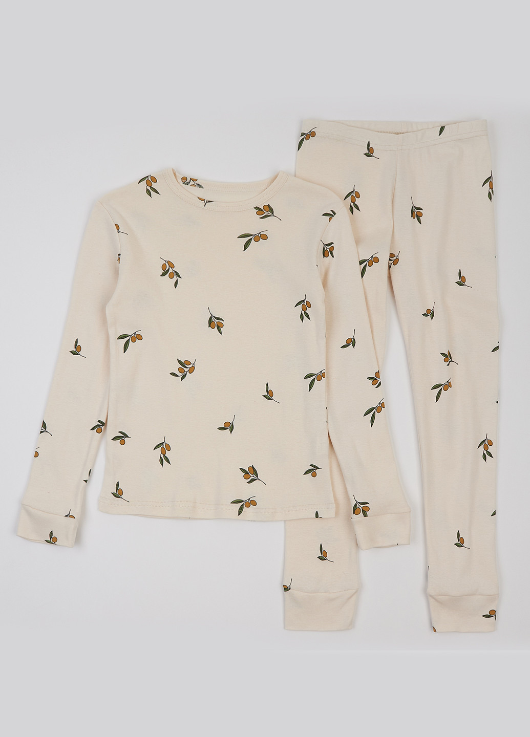 Бежева всесезон піжама (лонгслів, штани) лонгслів + брюки ArDoMi