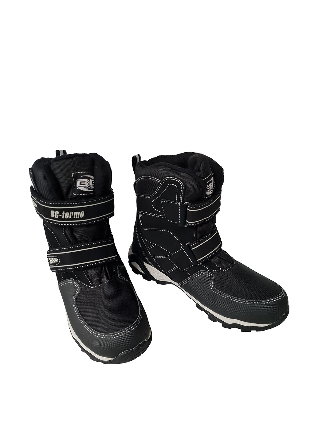 Черные кэжуал зимние ботинки B & G