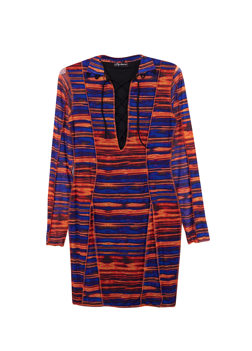 Комбинированное кэжуал платье Missguided с абстрактным узором