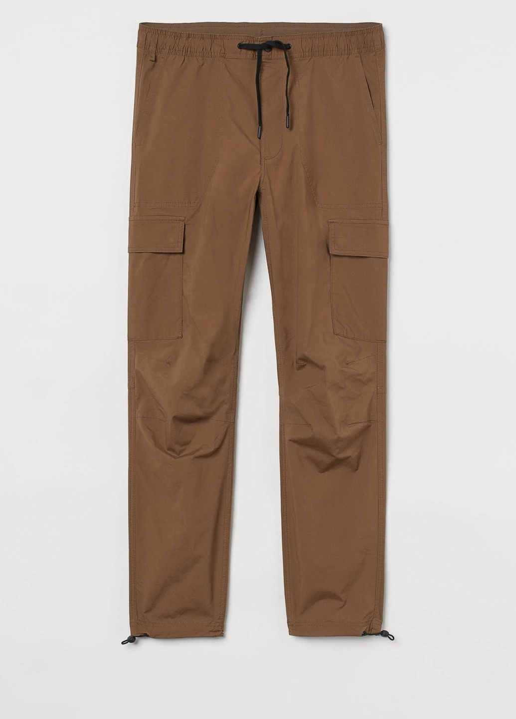 Коричневые летние брюки H&M
