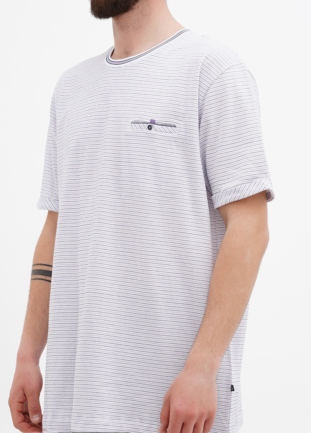 Сиреневая футболка Benson & Cherry