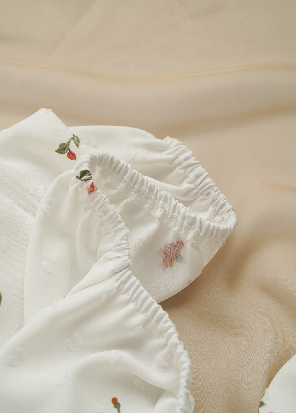 Комбінезон SHEIN комбінезон-шорти квітковий білий кежуал поліестер