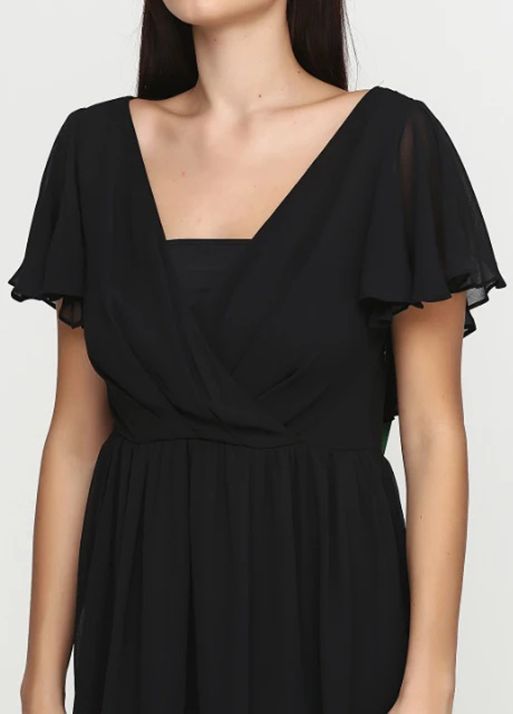 Черное кэжуал платье Vero Moda однотонное