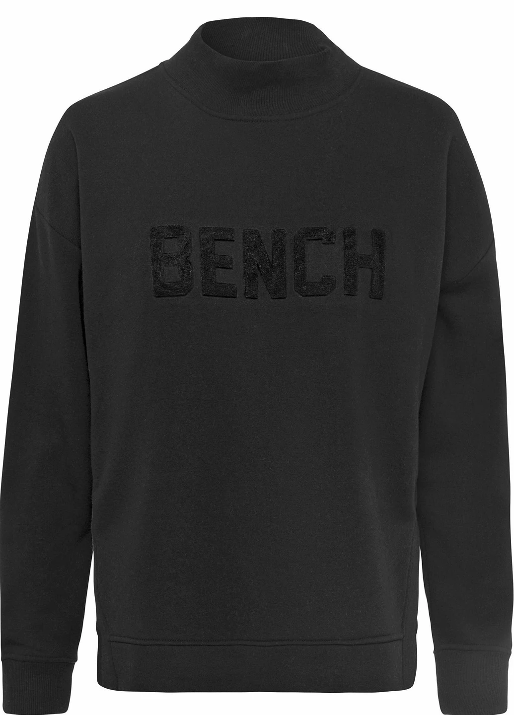 Черный свитшот Bench надпись (240126004)