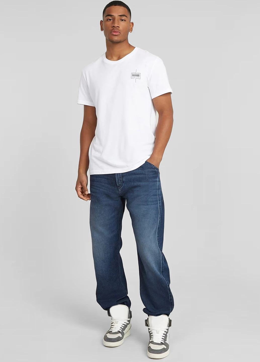 Синие демисезонные джоггеры джинсы G-Star Raw