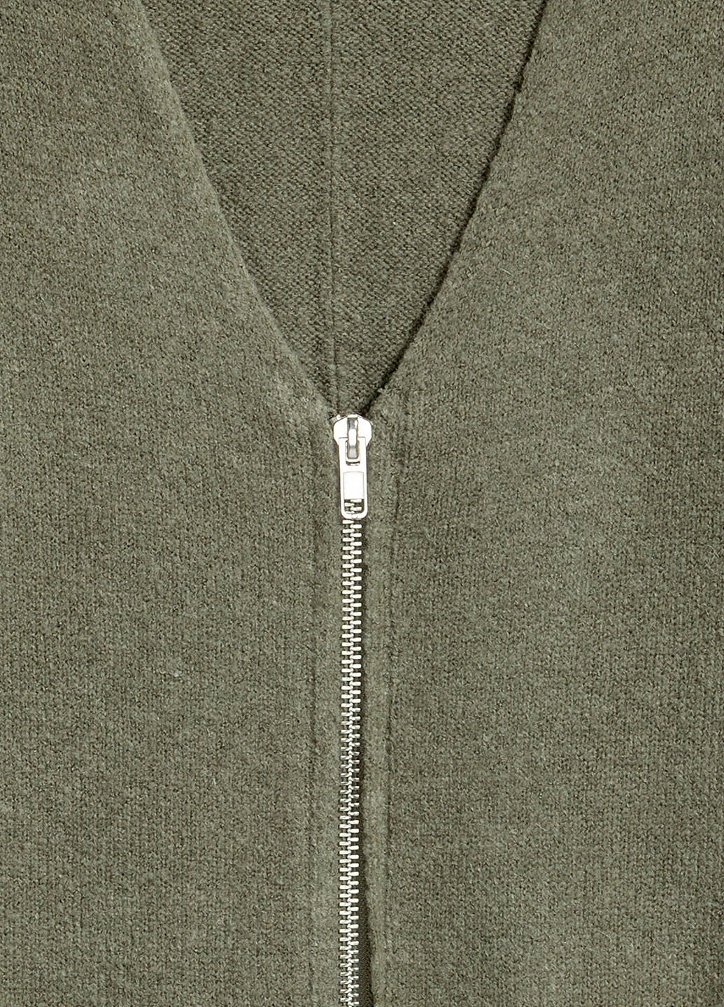 Оливковый (хаки) зимний кардиган H&M