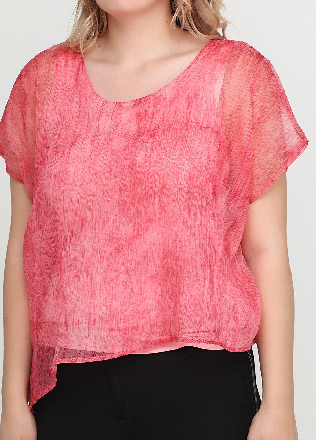 Розовая летняя блуза ISAY