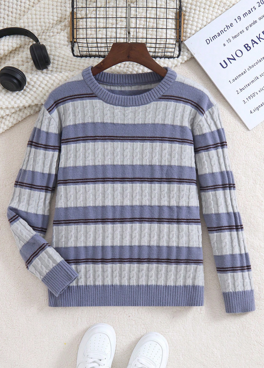 Сіро-синій демісезонний джемпер джемпер SHEIN