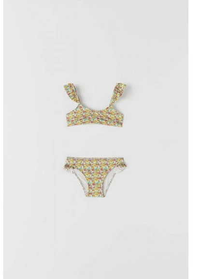 Комбинированный демисезонный купальник zs404 130 см, 8-9 лет цветной Zara
