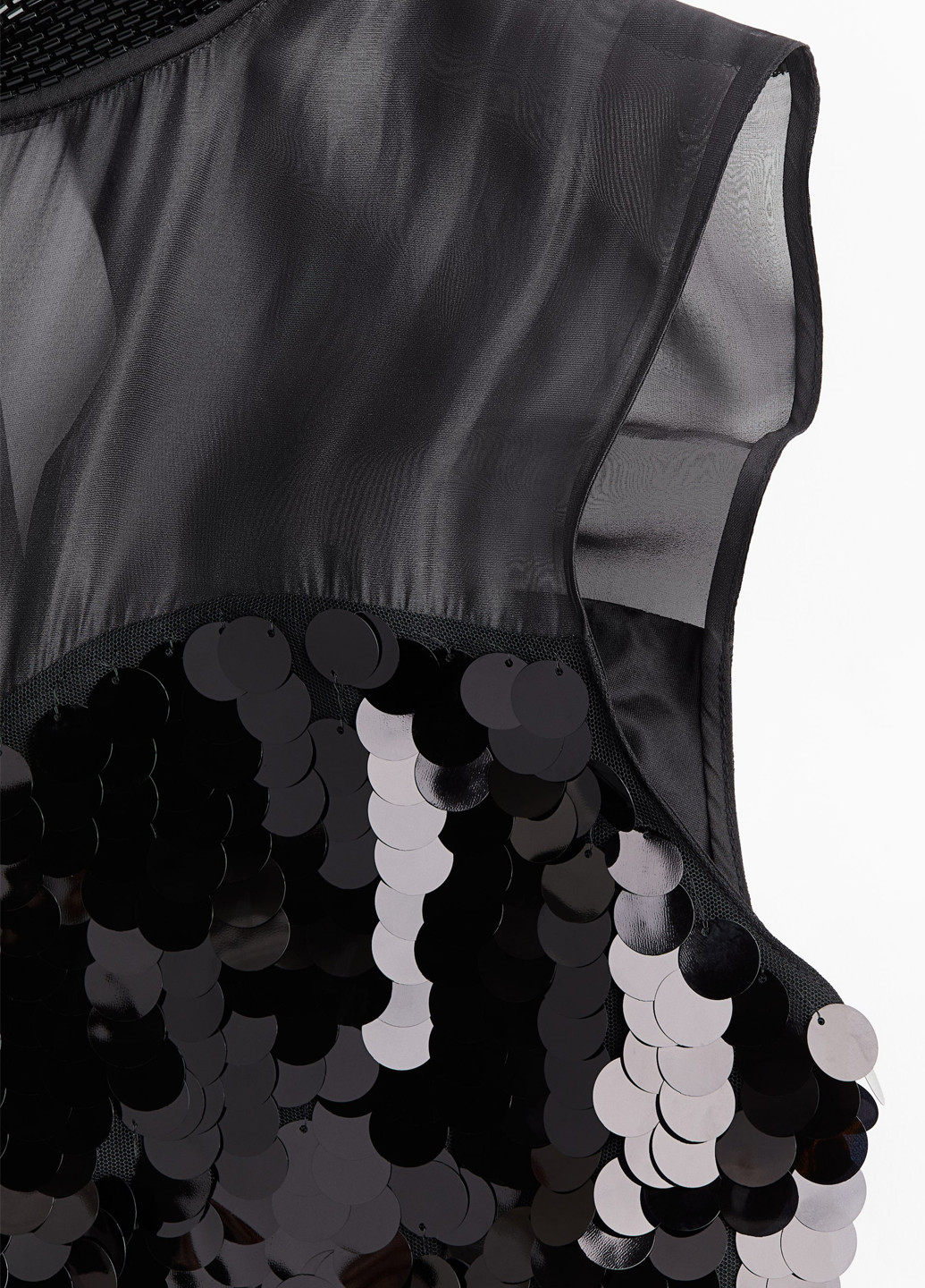 Чорна коктейльна, вечірня сукня H&M однотонна