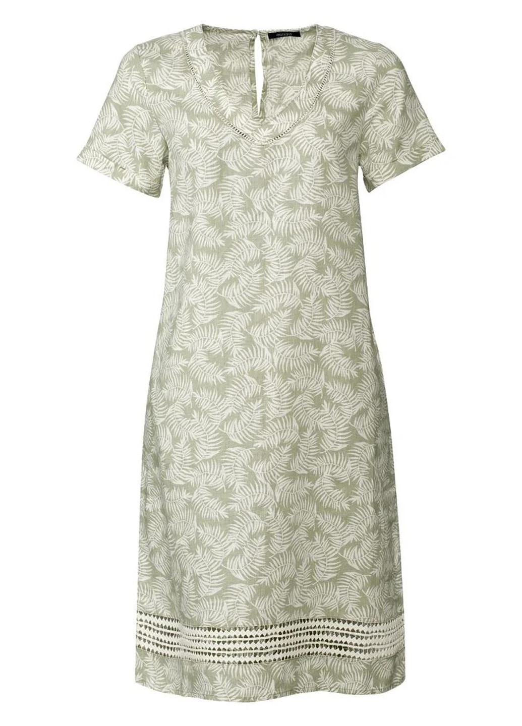 Оливковое кэжуал платье Esmara с рисунком