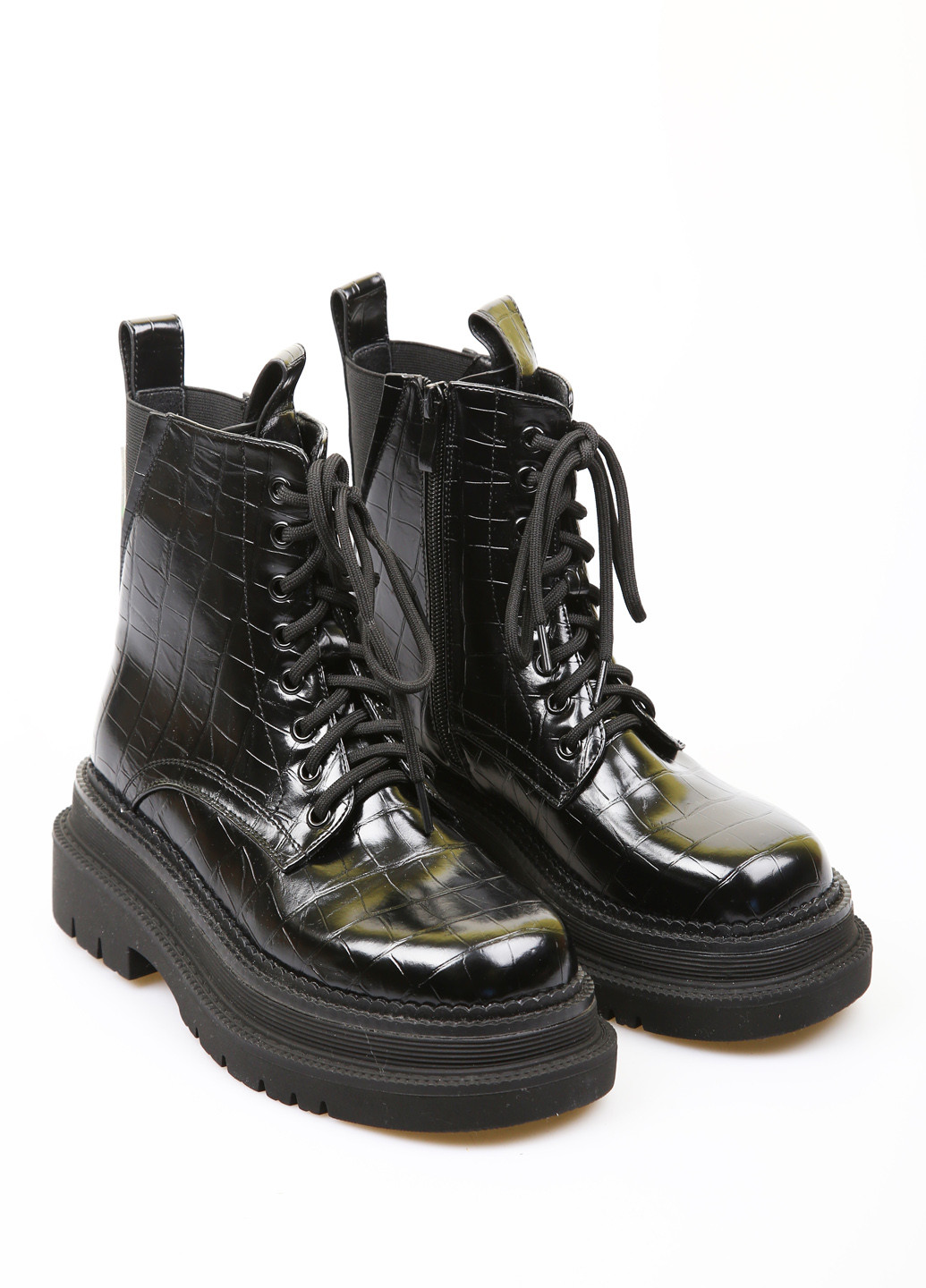 Осенние ботинки Fabio Monelli лаковые из искусственной кожи