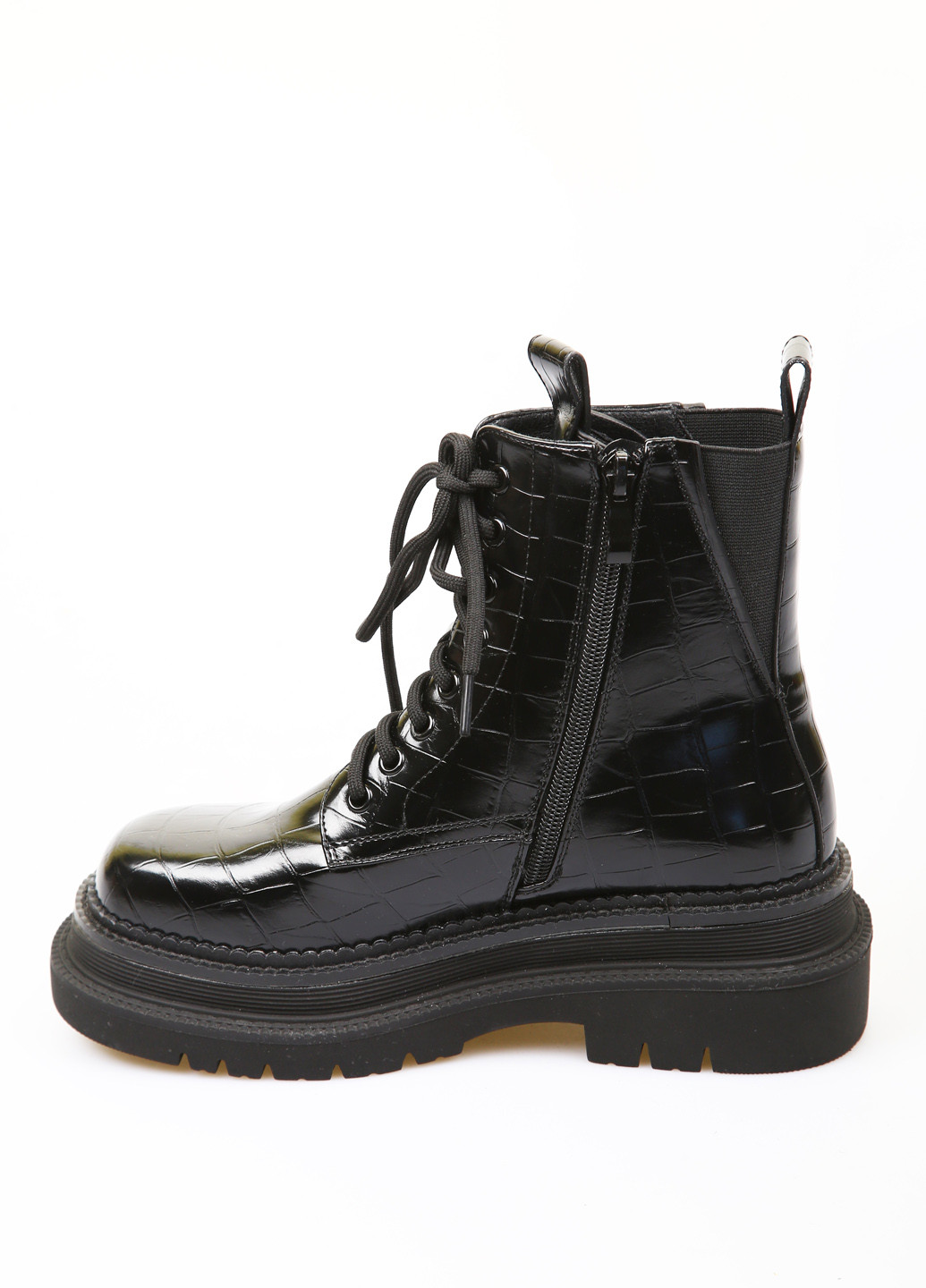 Осенние ботинки Fabio Monelli лаковые из искусственной кожи