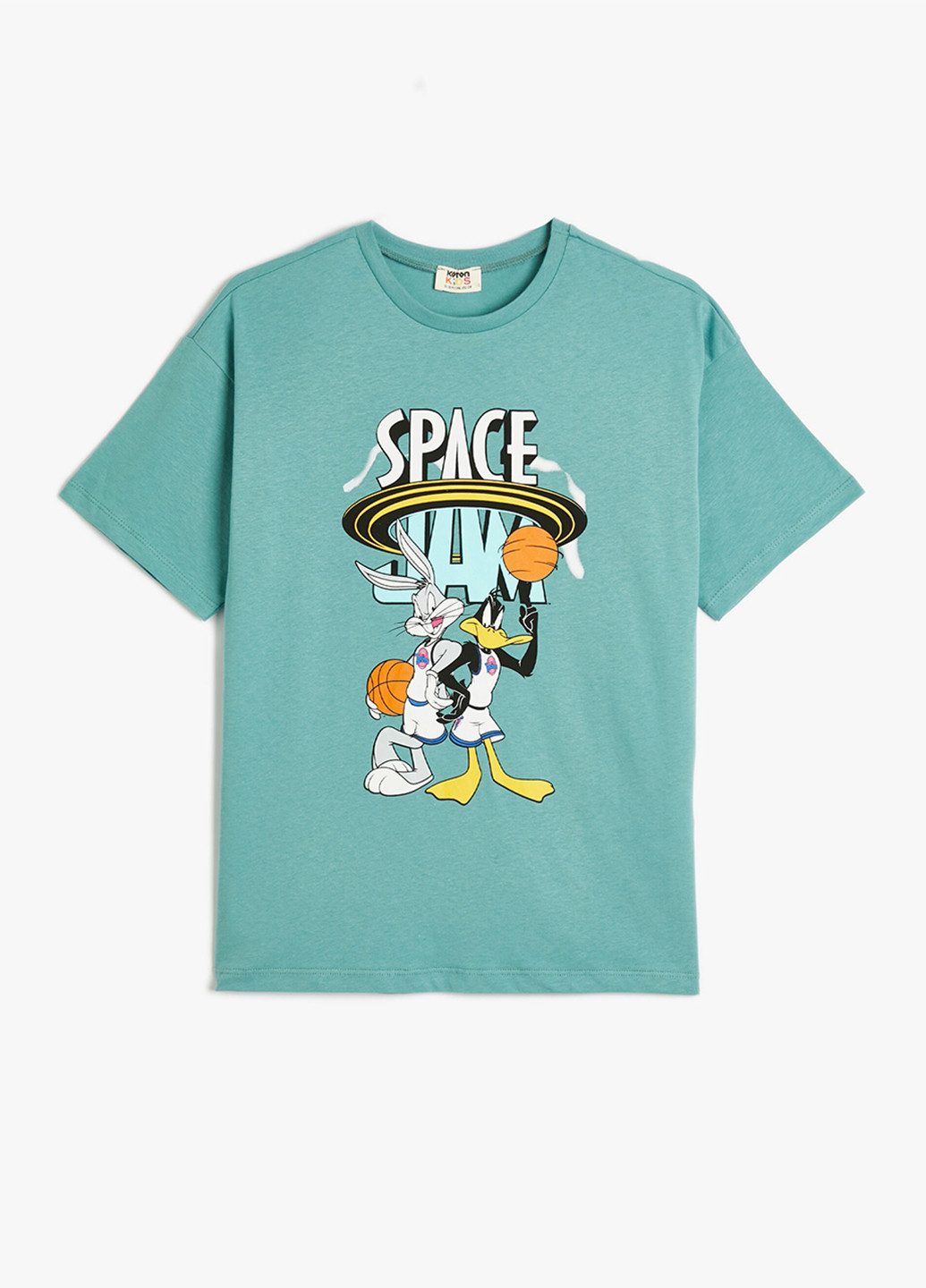 Мятная летняя футболка KOTON