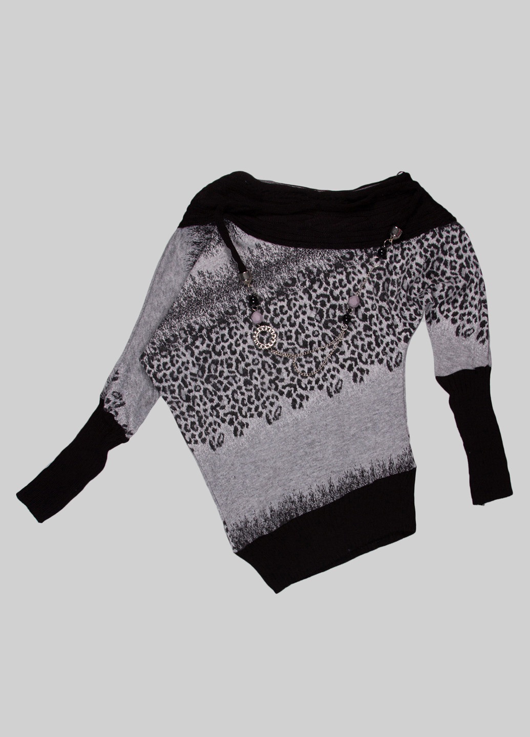 Серый демисезонный свитер Marions