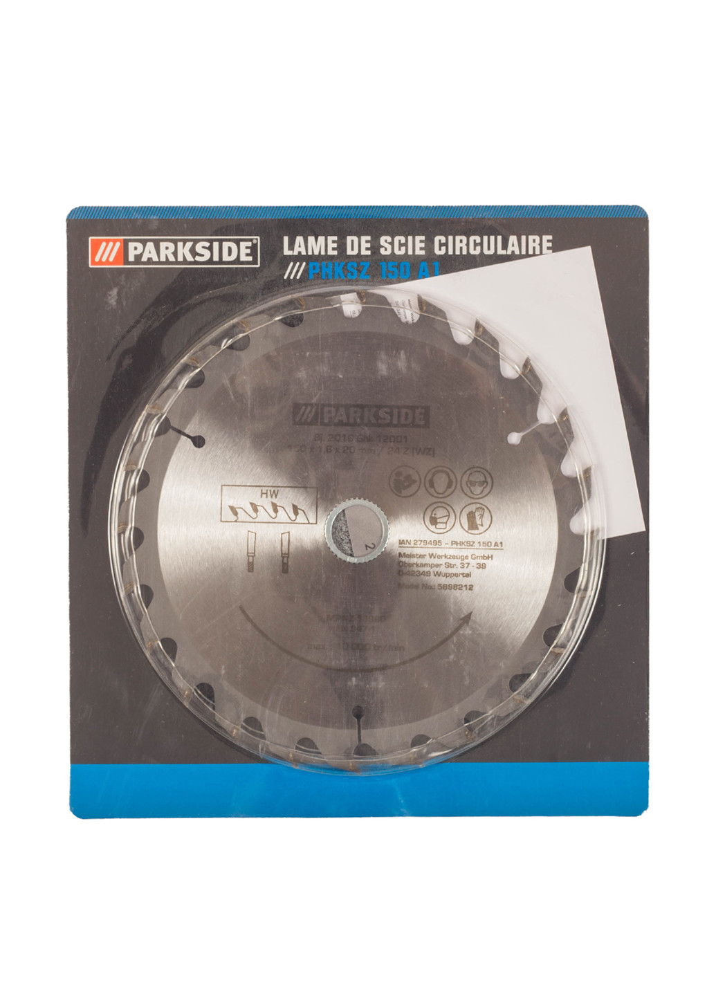 Пильний диск PHKSZ 150 A1 Parkside (100338564)