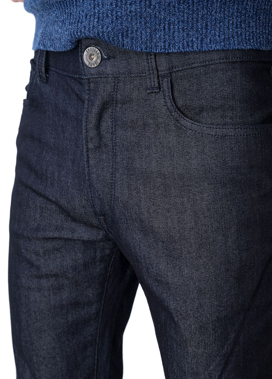 Серые зимние джинсы Trussardi Jeans