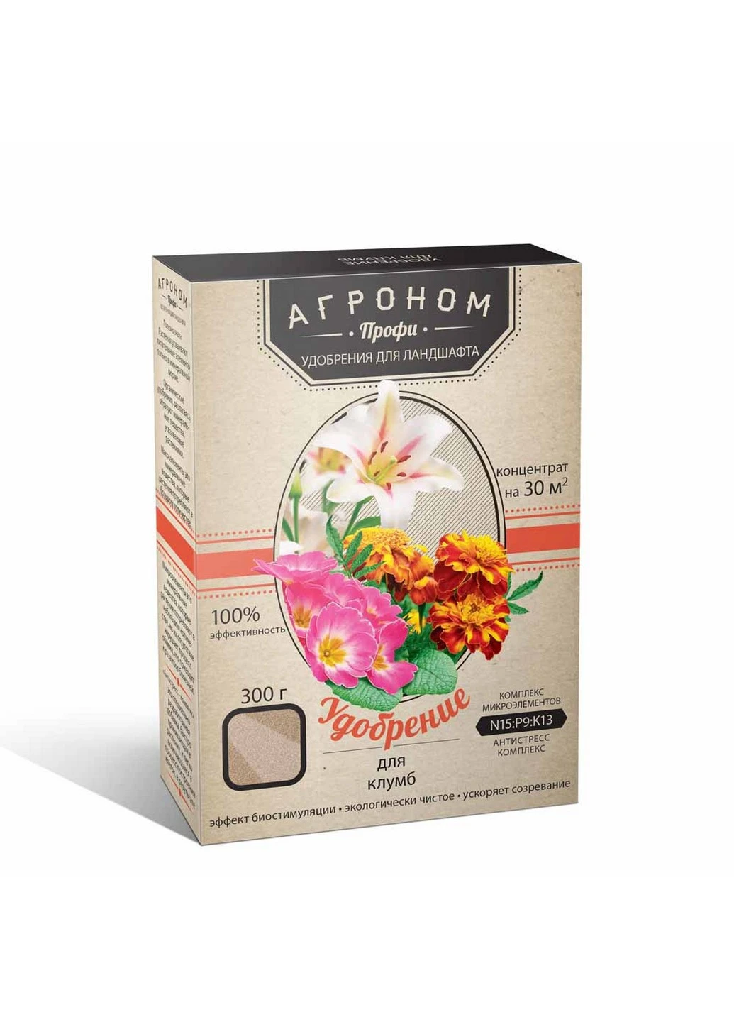 Добриво для клумб Агроном Профі 300 г Kvitofor (215327168)