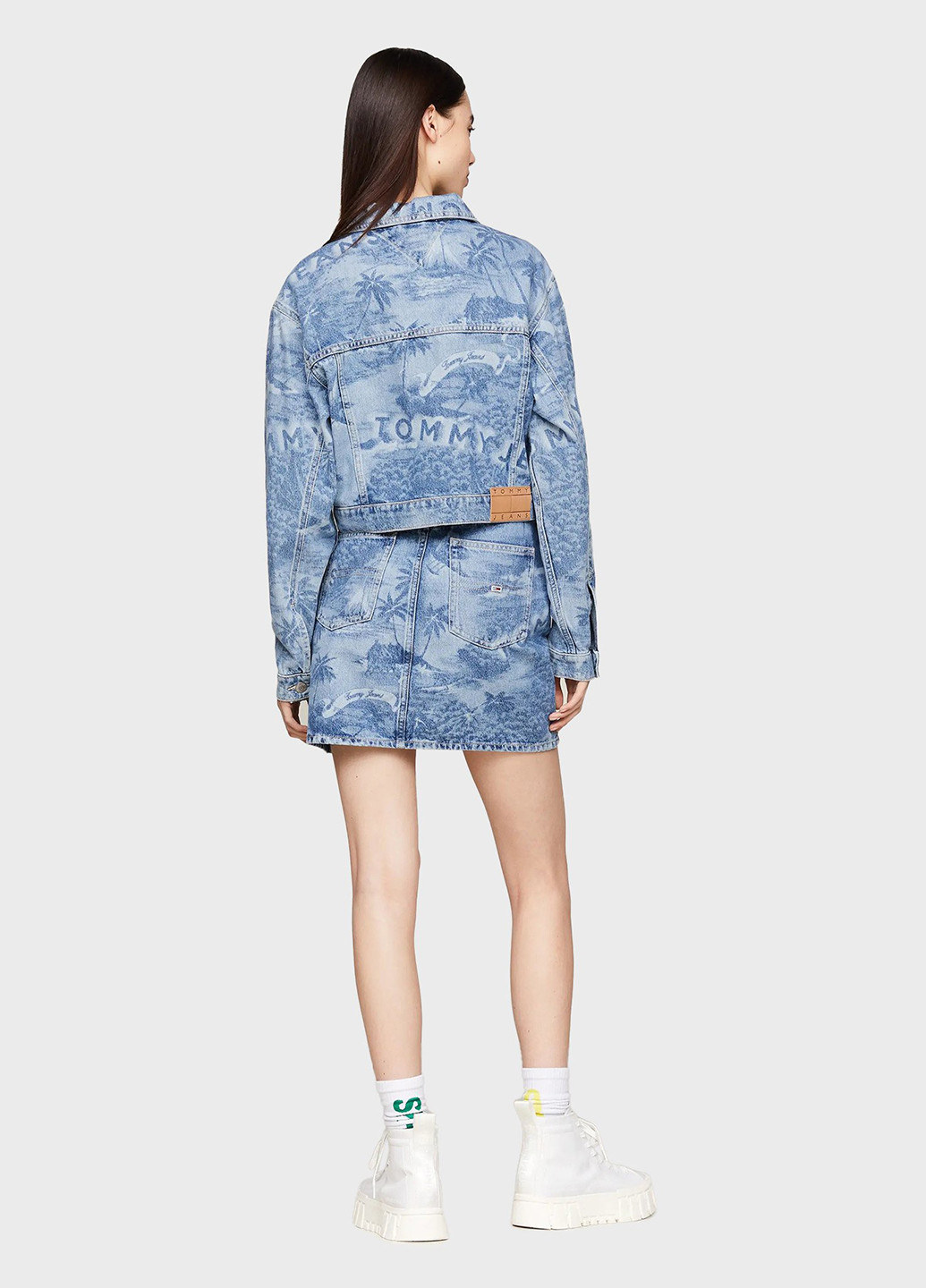 Синяя летняя куртка Tommy Jeans