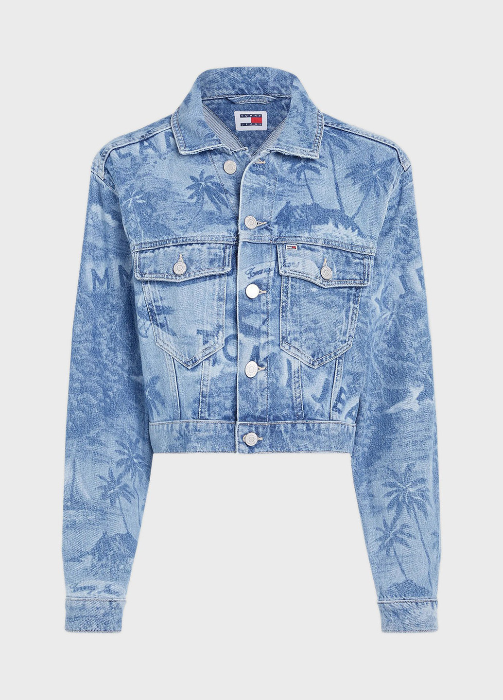 Синяя летняя куртка Tommy Jeans