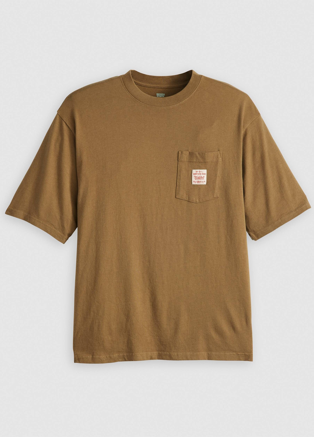 Светло-коричневая футболка Levi's