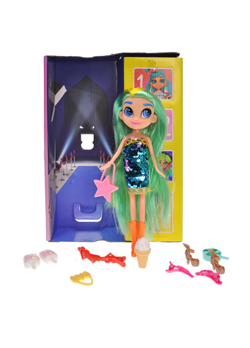 Лялька "HAIRDORABLES" 28х23х8,2 см YG Toys (201791409)