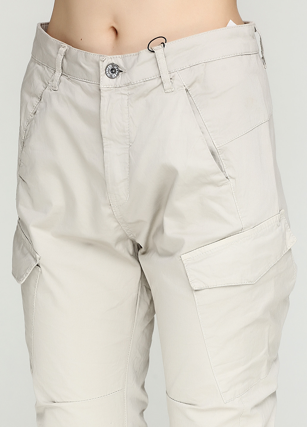 Серые кэжуал демисезонные зауженные брюки Rinascimento
