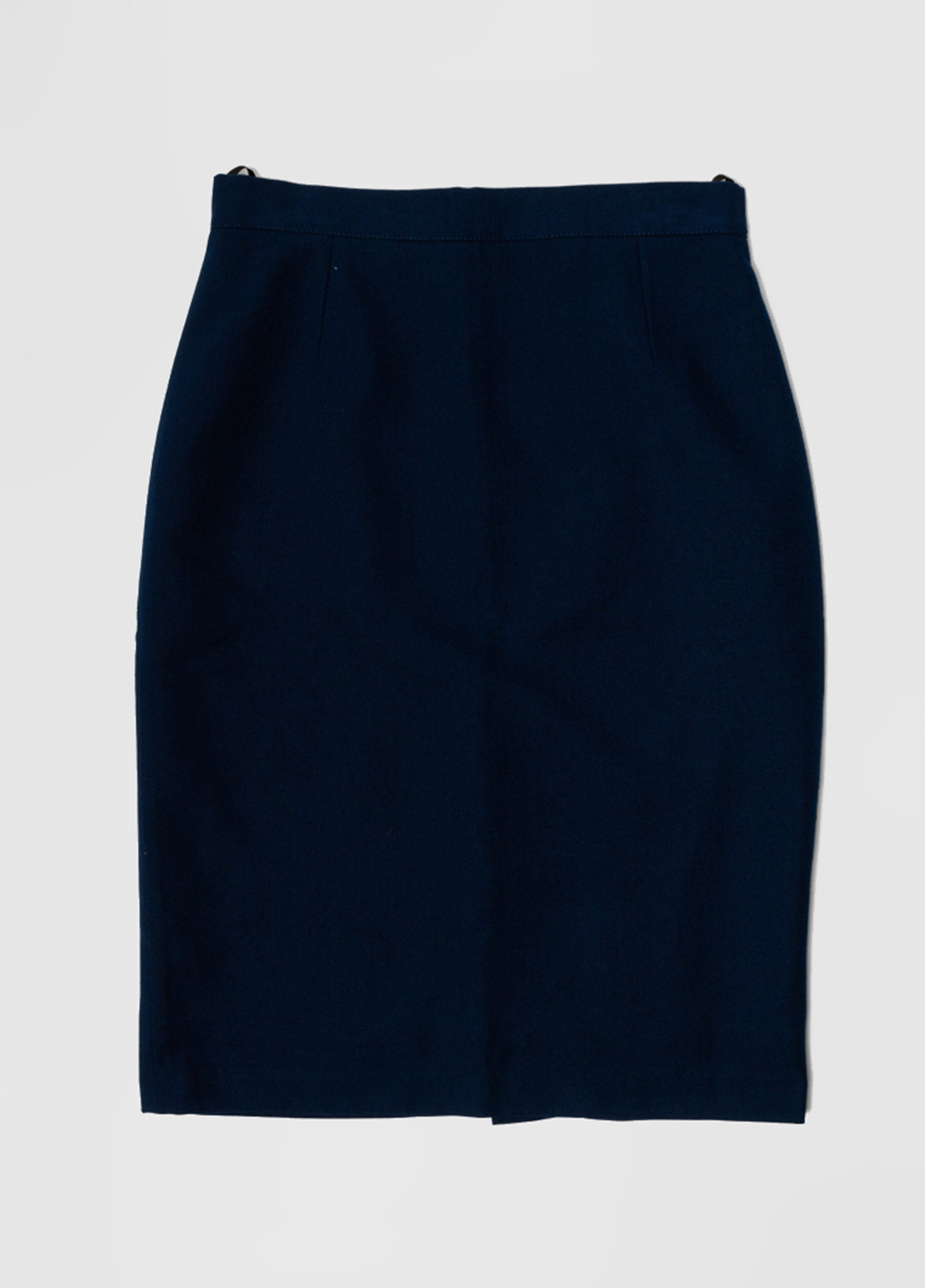 Темно-синяя кэжуал однотонная юбка F'91 карандаш