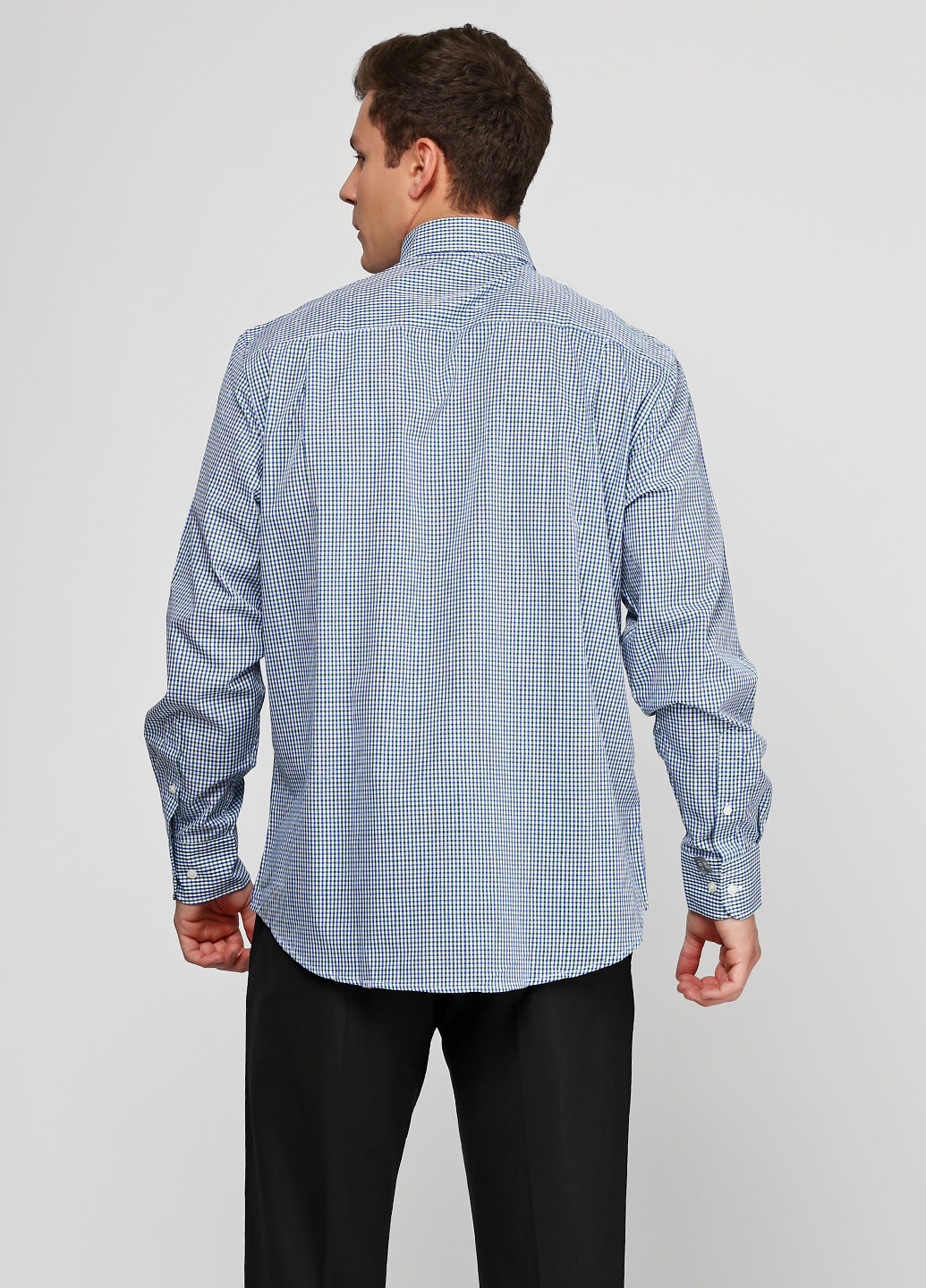 Светло-синяя кэжуал рубашка в клетку OVS с длинным рукавом