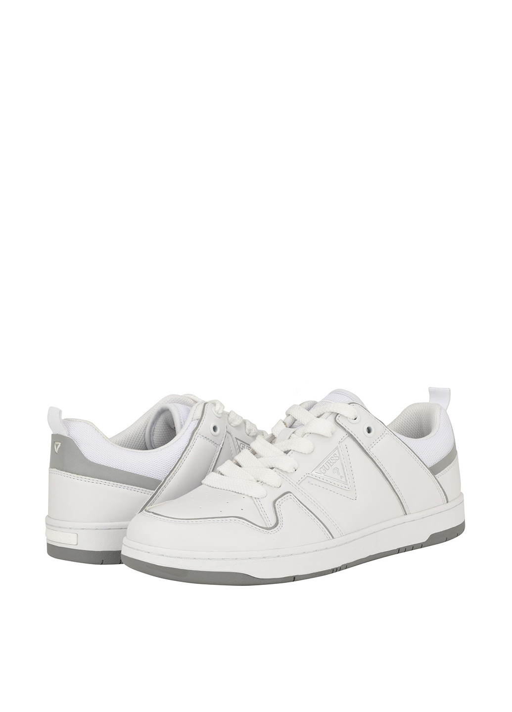 Белые демисезонные кроссовки Guess
