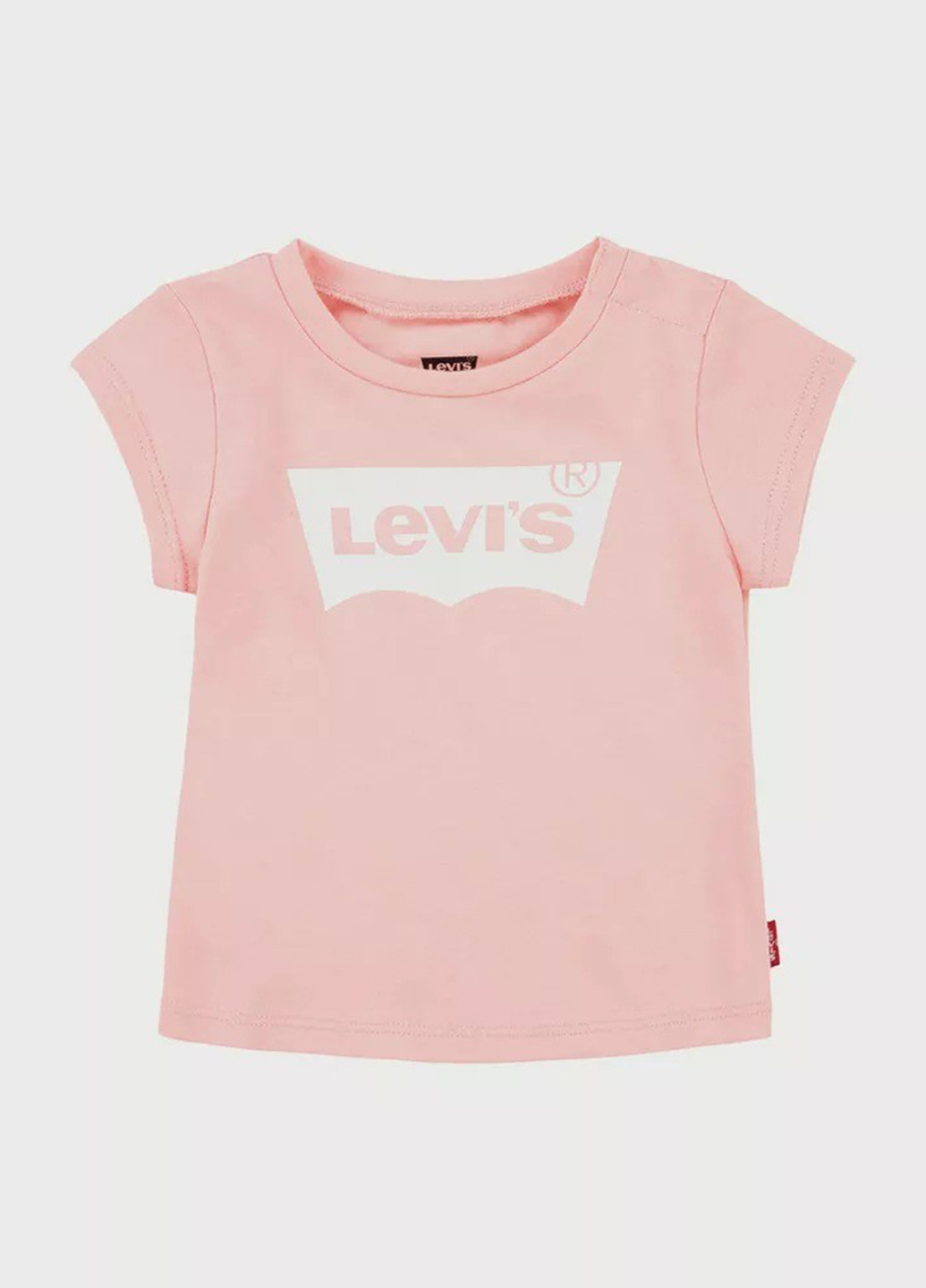 Розовая летняя футболка Levi's