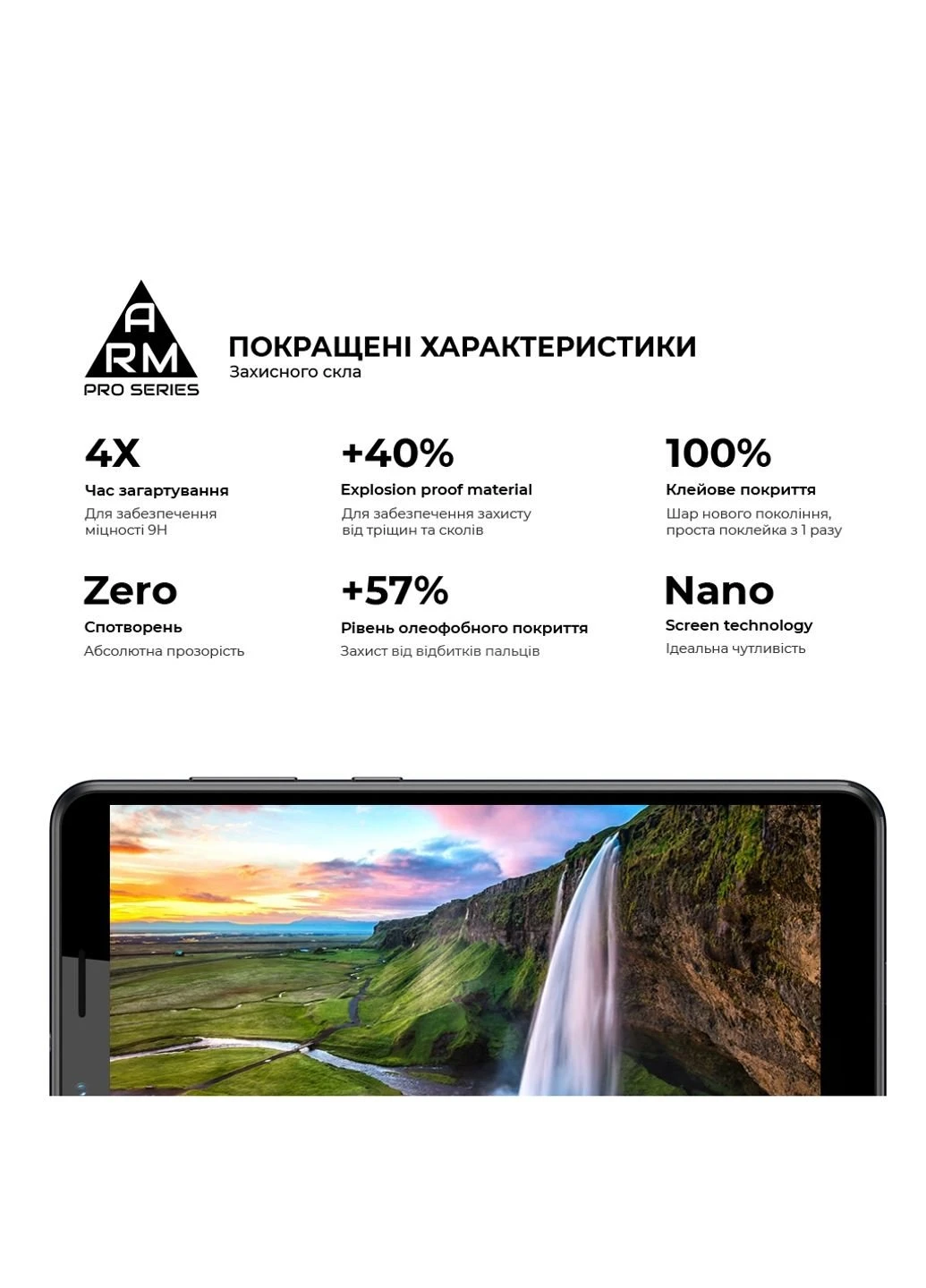Скло захисне Pro для ZTE Blade A31 Black (ARM60625) ArmorStandart (252388832)