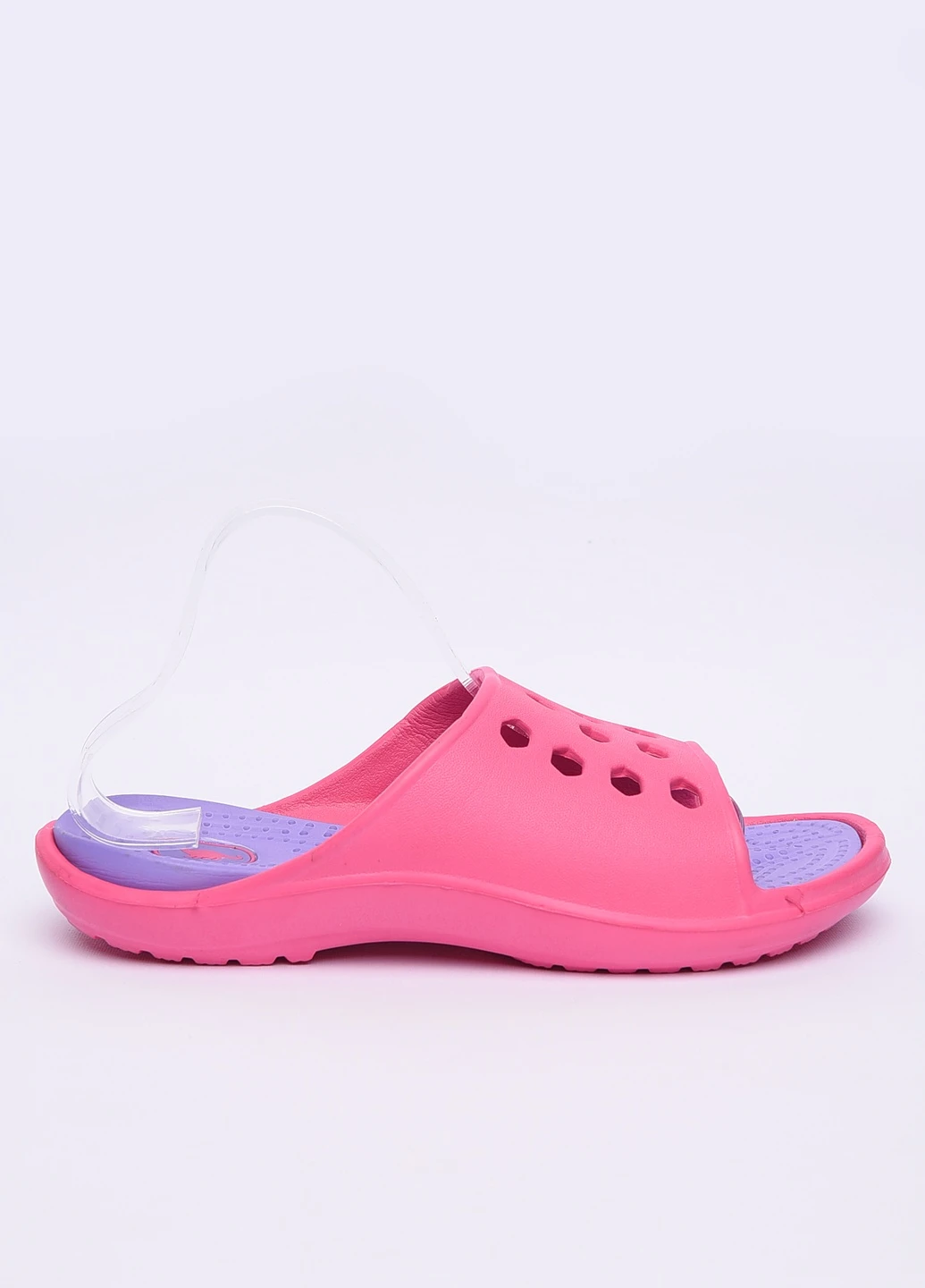 Розовые шлепки Let's Shop