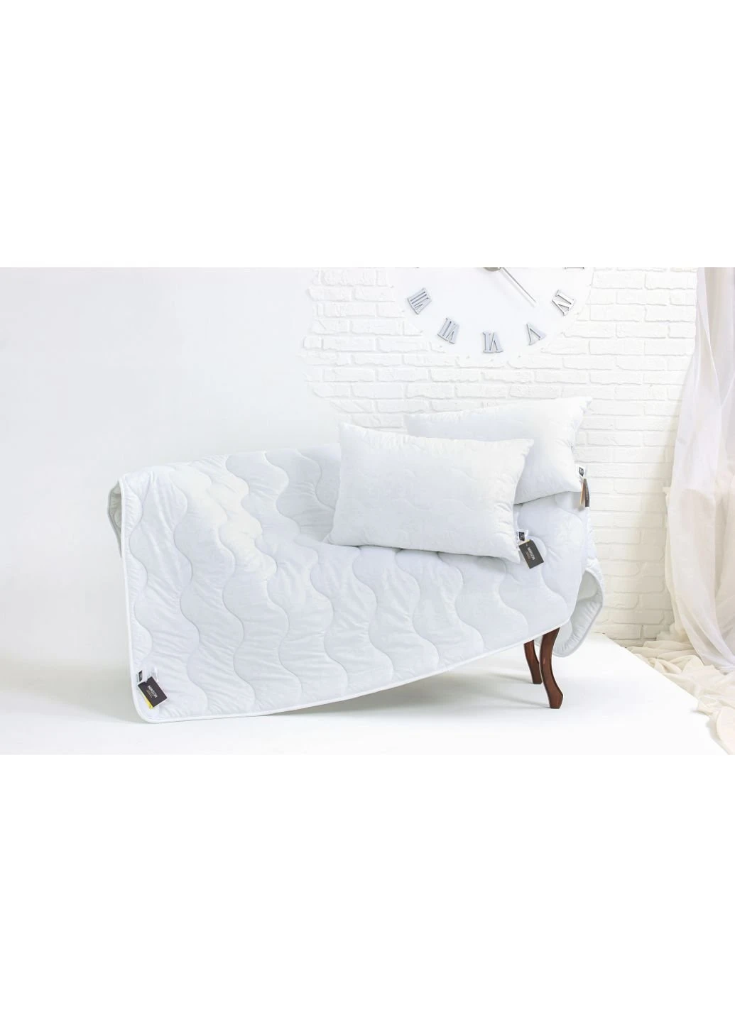 Одеяло MirSon Набор Eco-Soft Всесезонный 1696 Eco Light White Одеяло + под (2200002655453) No Brand (254011412)