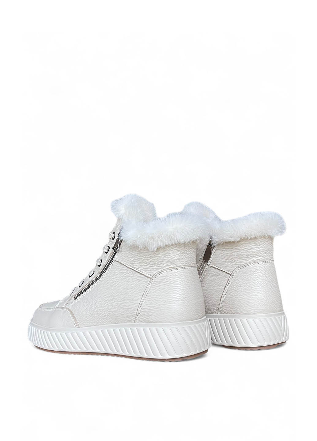 Зимние ботинки Meego с мехом, со шнуровкой