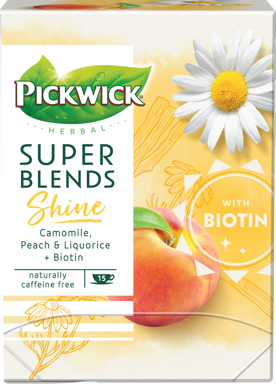 Чай травяной Super Blends Shine (Блеск и сияние) 15 шт х 1,5г Pickwick (254917574)