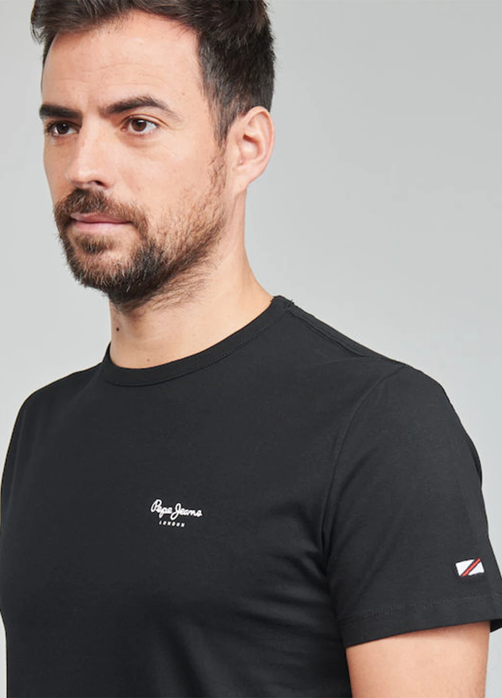 Чорна футболка Pepe Jeans London