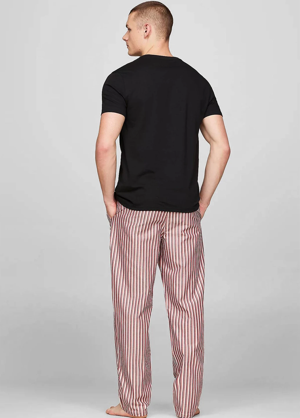 Черная футболка (3 шт.) с коротким рукавом Tommy Hilfiger