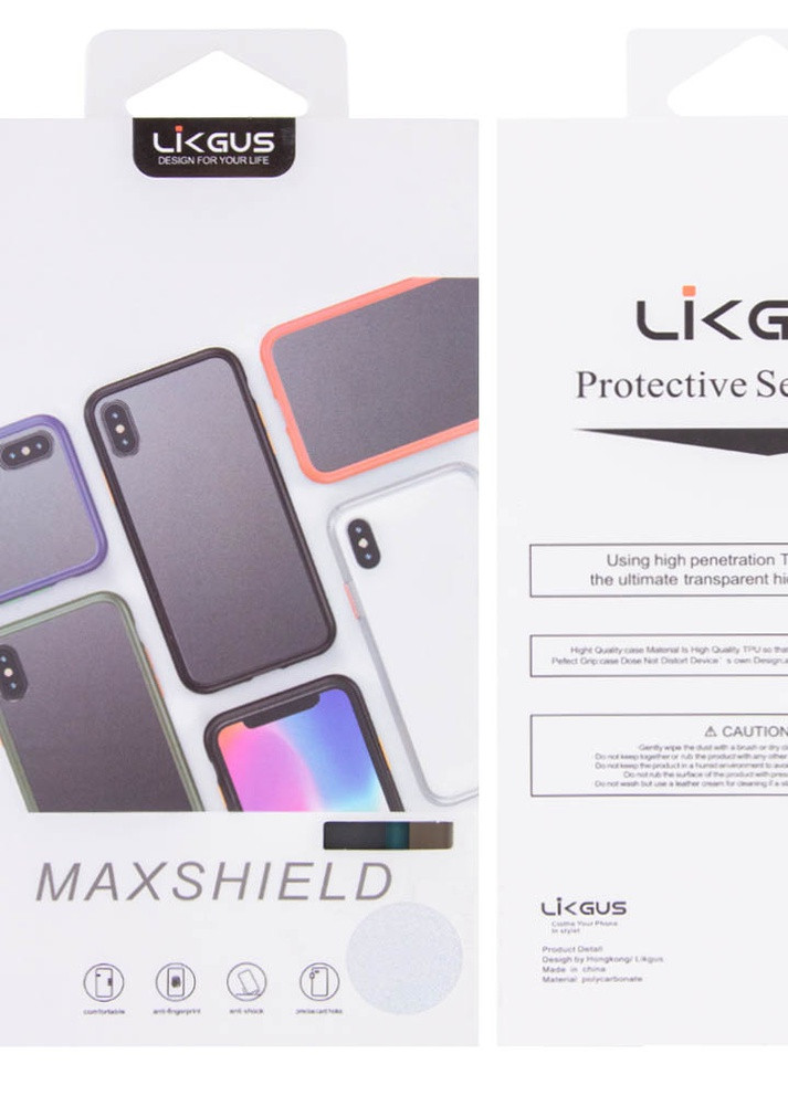 TPU + PC чохол Maxshield для Apple iPhone 11 Pro Max (6.5 ') Синій (is_00000031765_7) LikGus (229727078)
